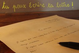 ÉTAPE 5 : prends ta plus belle plume pour écrire ta lettre !