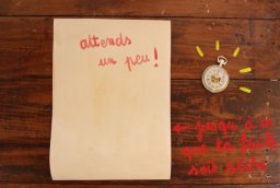 ÉTAPE 4 : laisse sécher ta feuille...