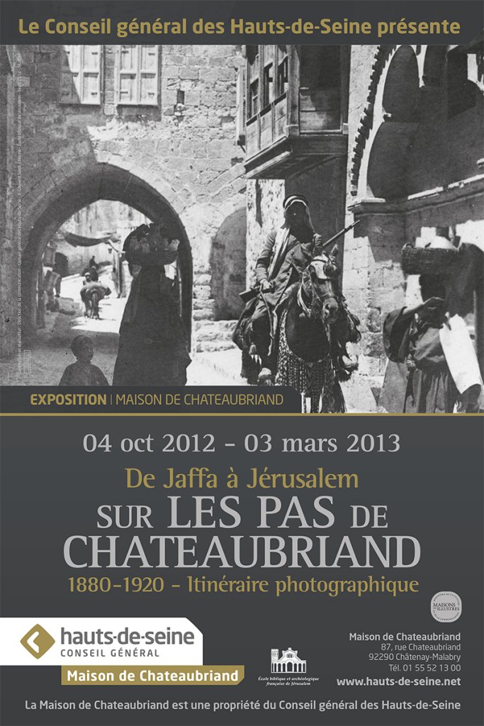 Affiche exposition De Jaffa � J�rusalem.