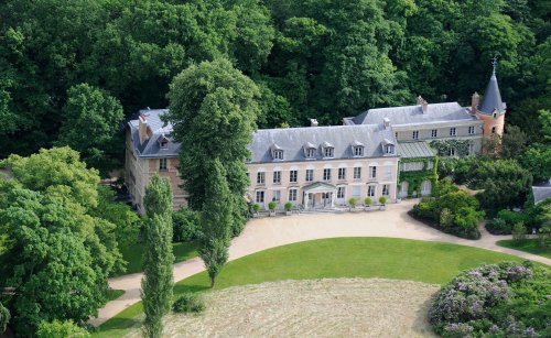 La maison de Chateaubriand vue du ciel